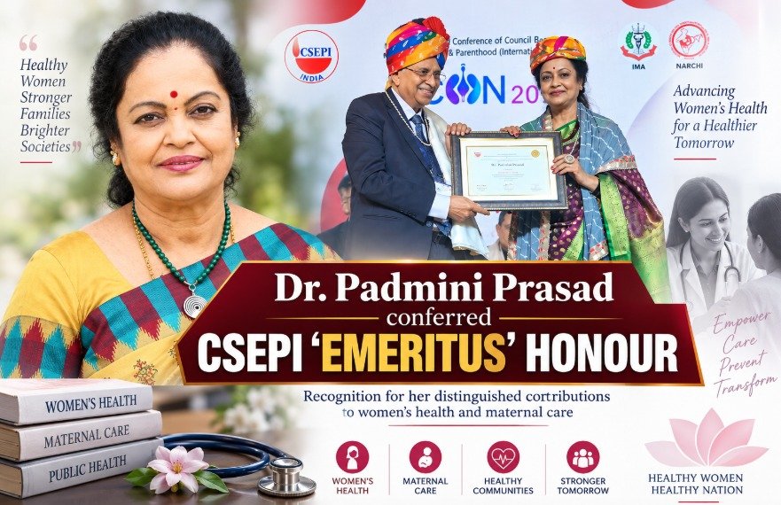 Dr Padmini Prasad named ‘Emeritus’ by CSEPI for decades of work in sexual health