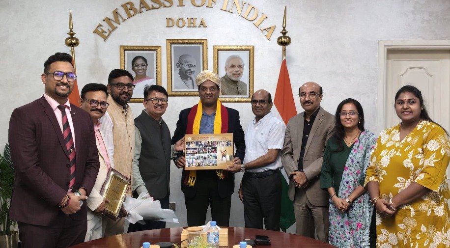 Karnataka Sangha Qatar bids farewell to Indian diplomat Sandeep Kumar